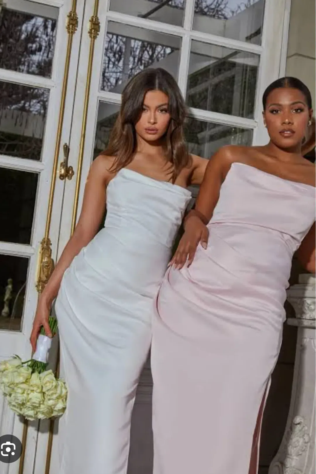 Bianca & Bridgett Evelyn Dress White Size 16  for rent on The Volte - main image