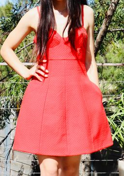 Kookai RED MAGIC dress SIZE 8-10 for rent on The Volte - image 4