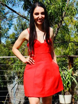 Kookai RED MAGIC dress SIZE 8-10 for rent on The Volte - image 1
