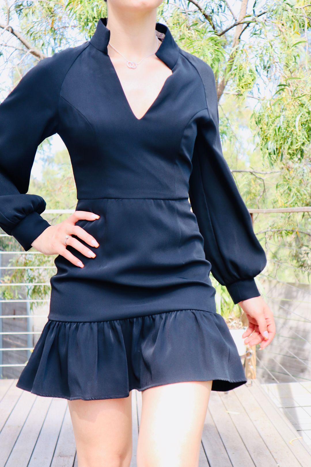 Mossman The Stranger Things Dress Black Size 8 for rent on The Volte - main image