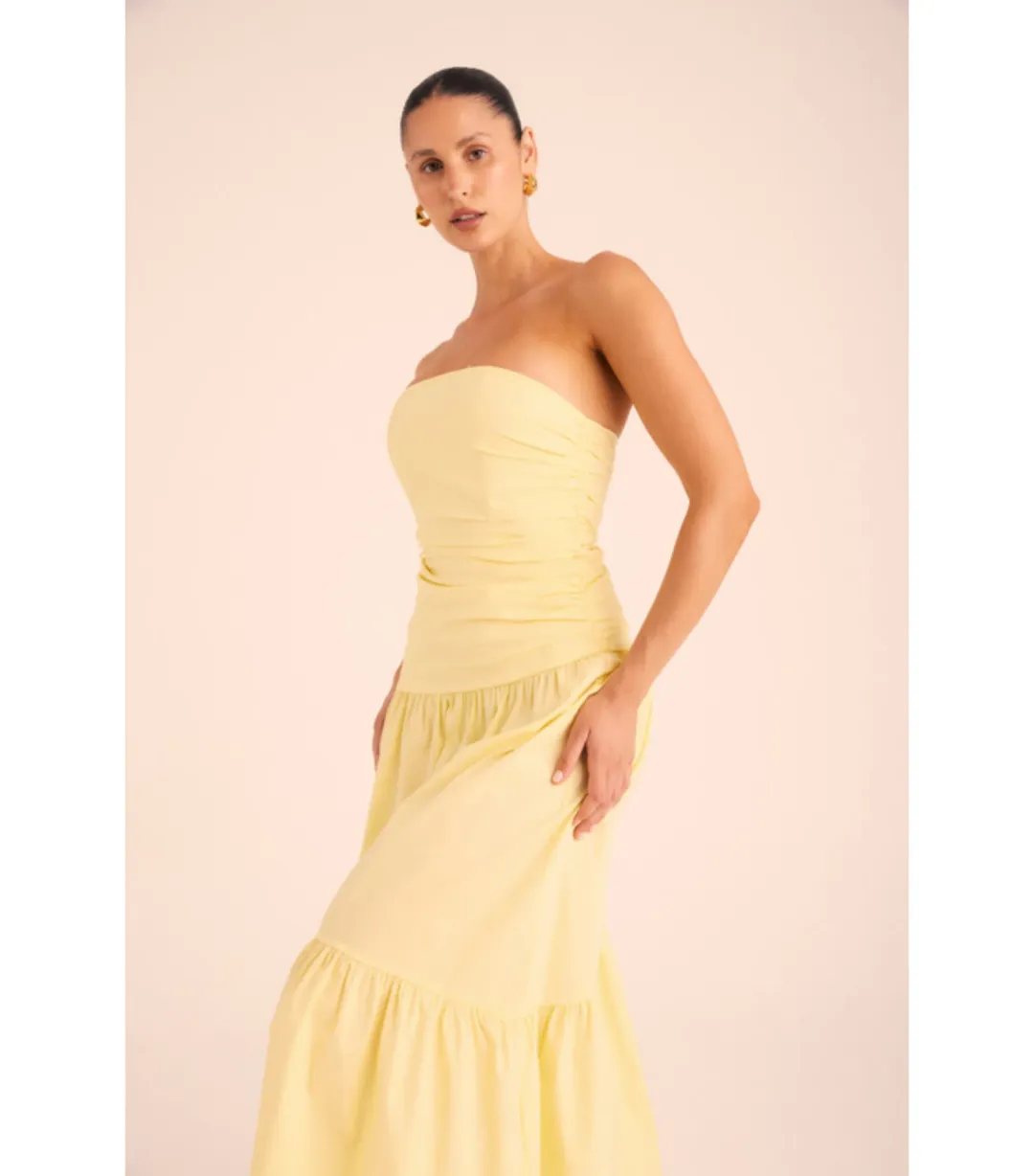 Lakeyo Gilat Maxi Dress Yellow Size M / AU 10 for rent on The Volte - main image