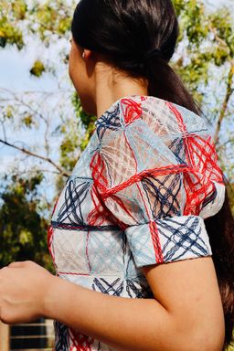 Mossman The Equal Angles Mini Dress Multi Size 6 for rent on The Volte - image 5