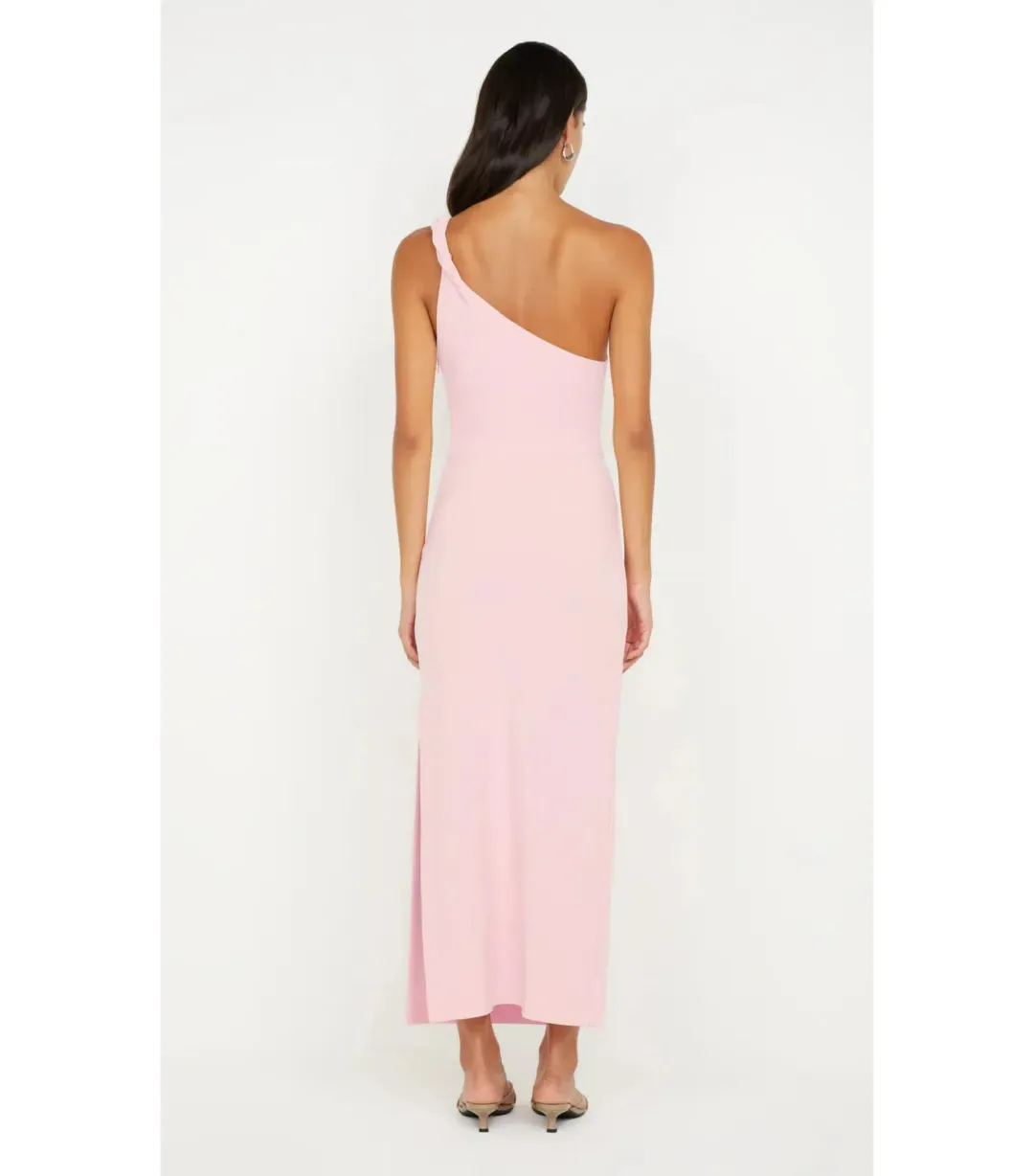 Bec & Bridge Ariven Asym Midi Dress Pink Size AU 12 for rent on The Volte - main image