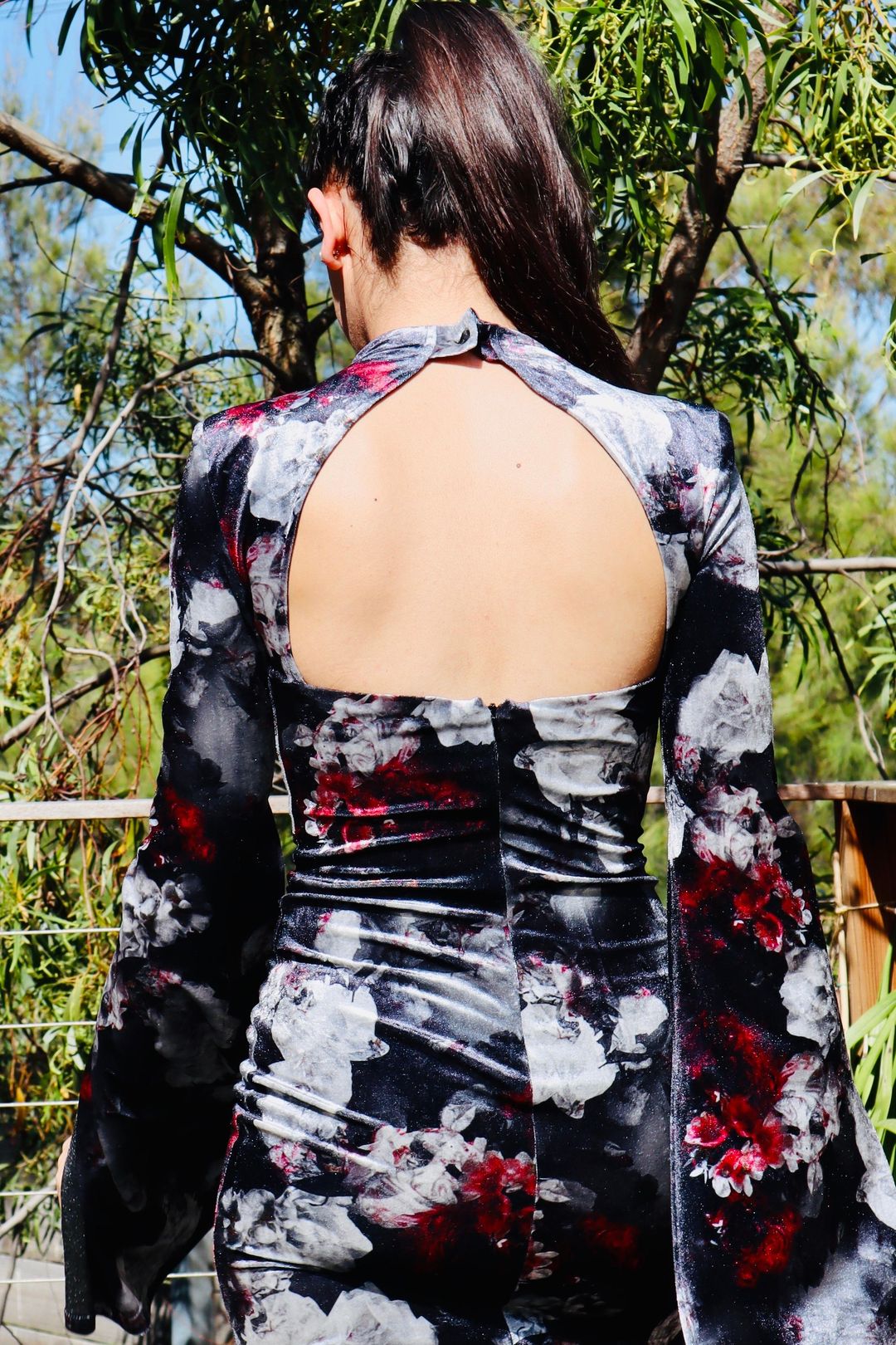 Mossman The Poison Arrow Mini Dress Floral Print Size 6 for rent on The Volte - main image