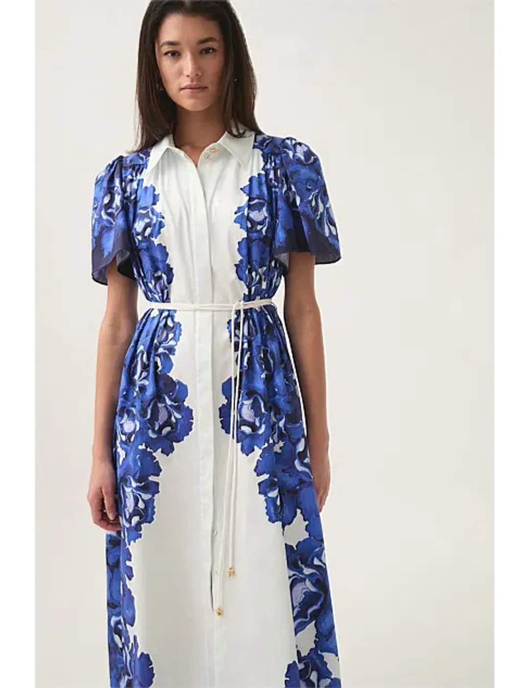 Aje Fernanda Midi Dress Multi Size 8  for rent on The Volte - main image