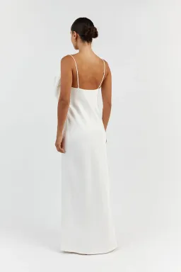 DISSH Aisle White Front Bow Midi Dress Size AU8 for rent on The Volte - image 4