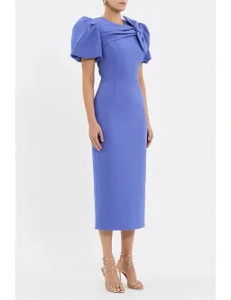 Rebecca Vallance Violetta Midi Dress in Periwinkle Blue Size AU14 for rent on The Volte - image 1