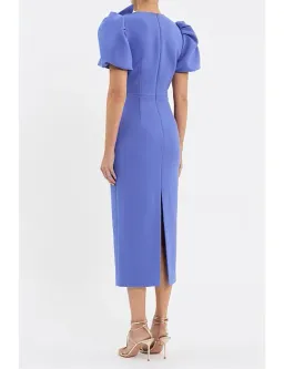 Rebecca Vallance Violetta Midi Dress in Periwinkle Blue Size AU14 for rent on The Volte - image 3