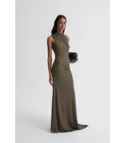 Scanlan Mesh Turban Sleeveless Top and Draped Skirt Jungle Size AU 10 for rent on The Volte - image 2