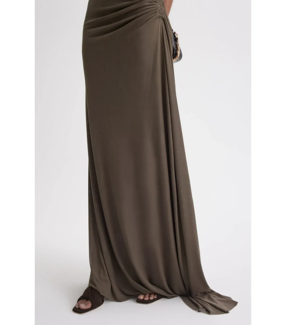 Scanlan Mesh Turban Sleeveless Top and Draped Skirt Jungle Size AU 10 for rent on The Volte - main image
