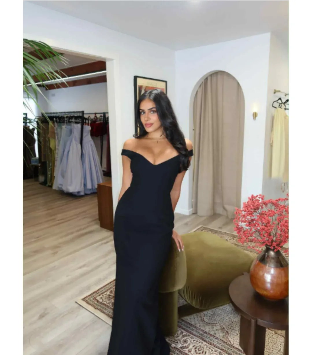 Arcina Ori Ellery Maxi Dress Black Size AU 8  for rent on The Volte - main image
