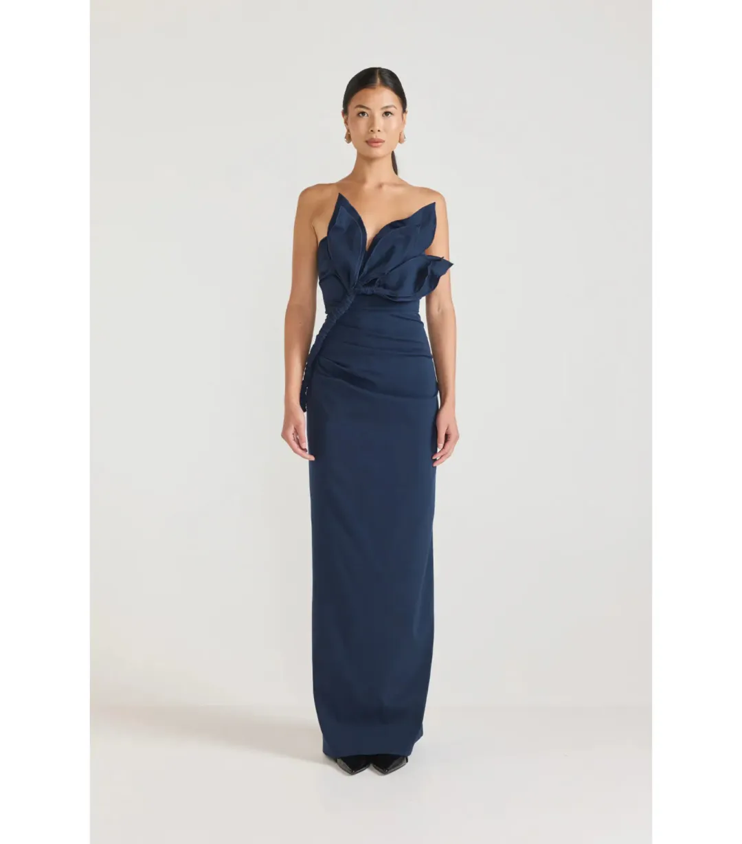 Tojha Zimran Maxi Dress in Navy Size AU 10 for rent on The Volte - main image