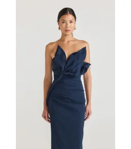 Tojha Zimran Maxi Dress in Navy Size AU 10 for rent on The Volte - image 2