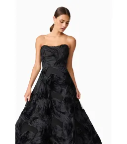 Elliatt Asher Sweetheat Midi Dress Black Size AU 12 for rent on The Volte - image 2