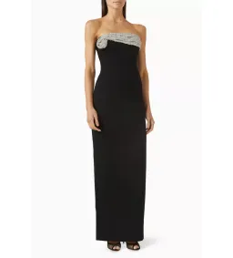 Rachel Gilbert Charlotte Dress Black Size 14  for rent on The Volte - image 1