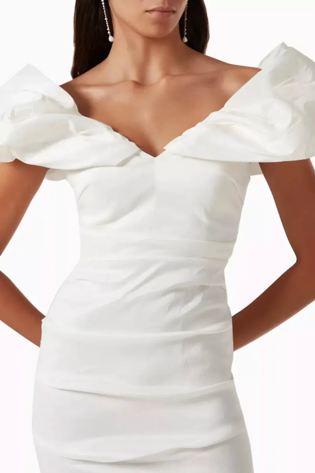 Rachel Gilbert Frey Dress White Size 0/AU6 for rent on The Volte - main image