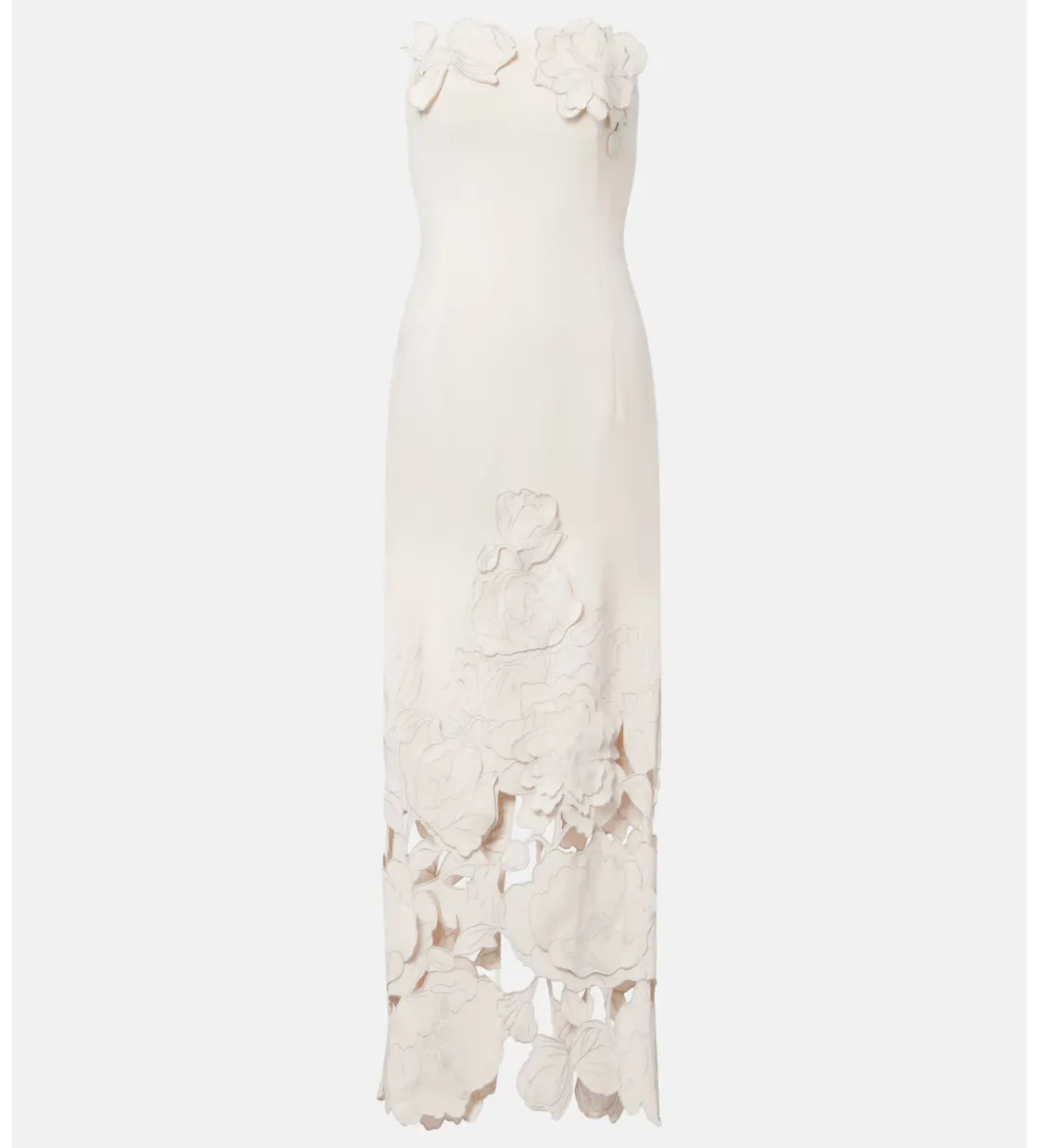 Leo Lin Rayna Dress White  Size 8 for rent on The Volte - main image