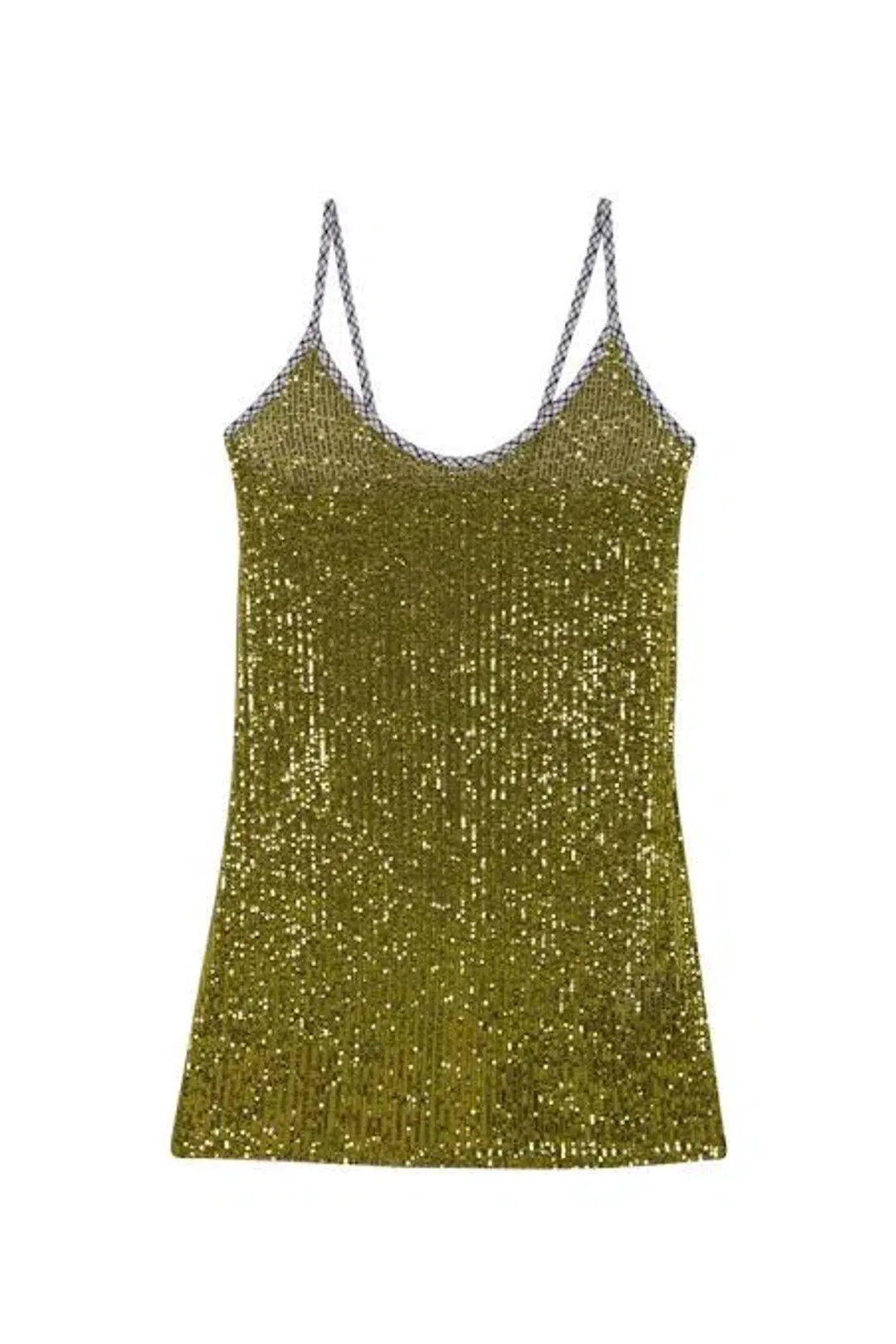 HANDOVER Hand Over Sequin Robers Dress Green Size 10 / M for rent on The Volte - main image