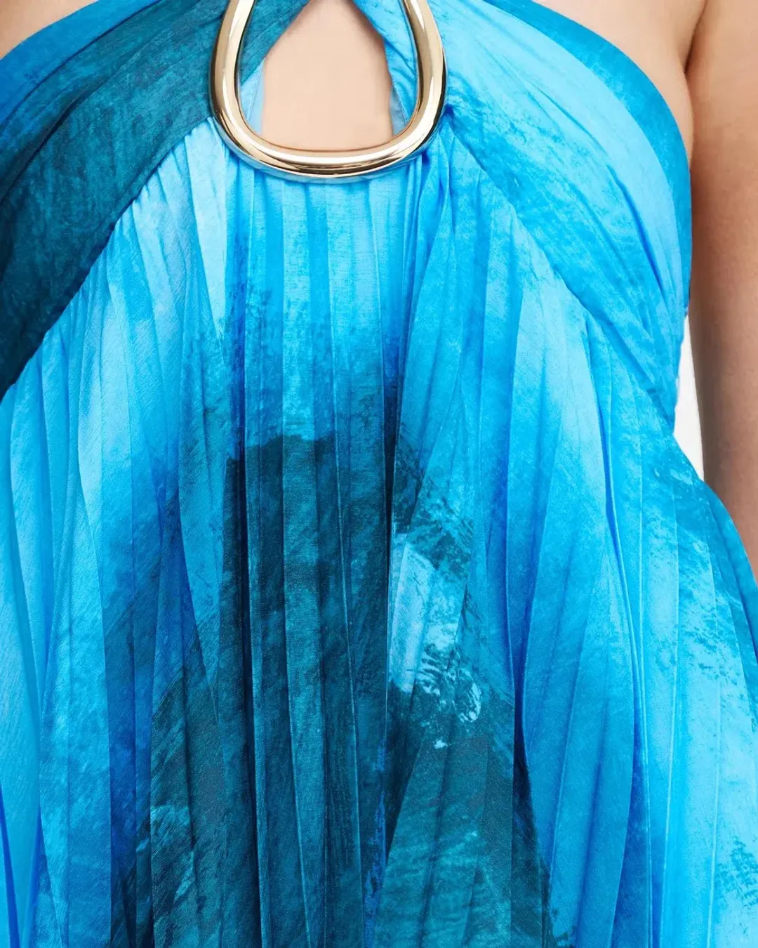 Acler Askham Maxi Dress Blue Size 14 for rent on The Volte - main image