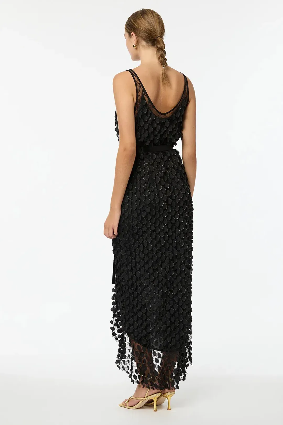 Manning Cartell Supreme Extreme Wrap Dress Black  Size 10  for rent on The Volte - main image