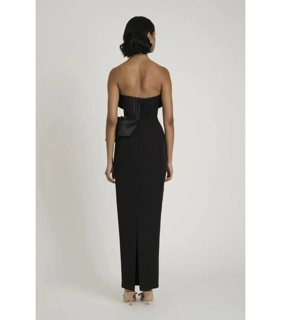 Eliya The Label Auri Maxi Gown Black Size XS / AU 6  for rent on The Volte - main image
