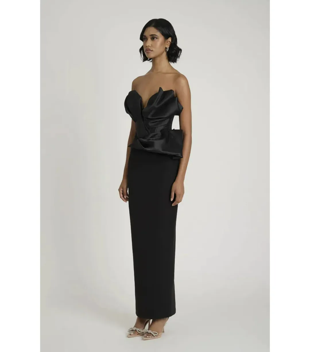 Eliya The Label Auri Maxi Gown Black Size XS / AU 6  for rent on The Volte - main image