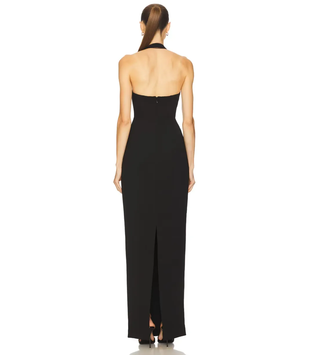 Rachel Gilbert Maria Maxi Gown Black Size AU 6 for rent on The Volte - main image
