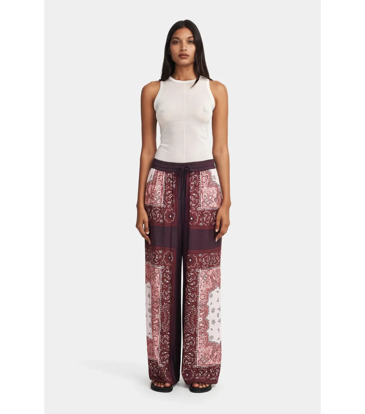 Hansen and Gretel Empress Pant Barbera Tile Size AU 6 for rent on The Volte - main image