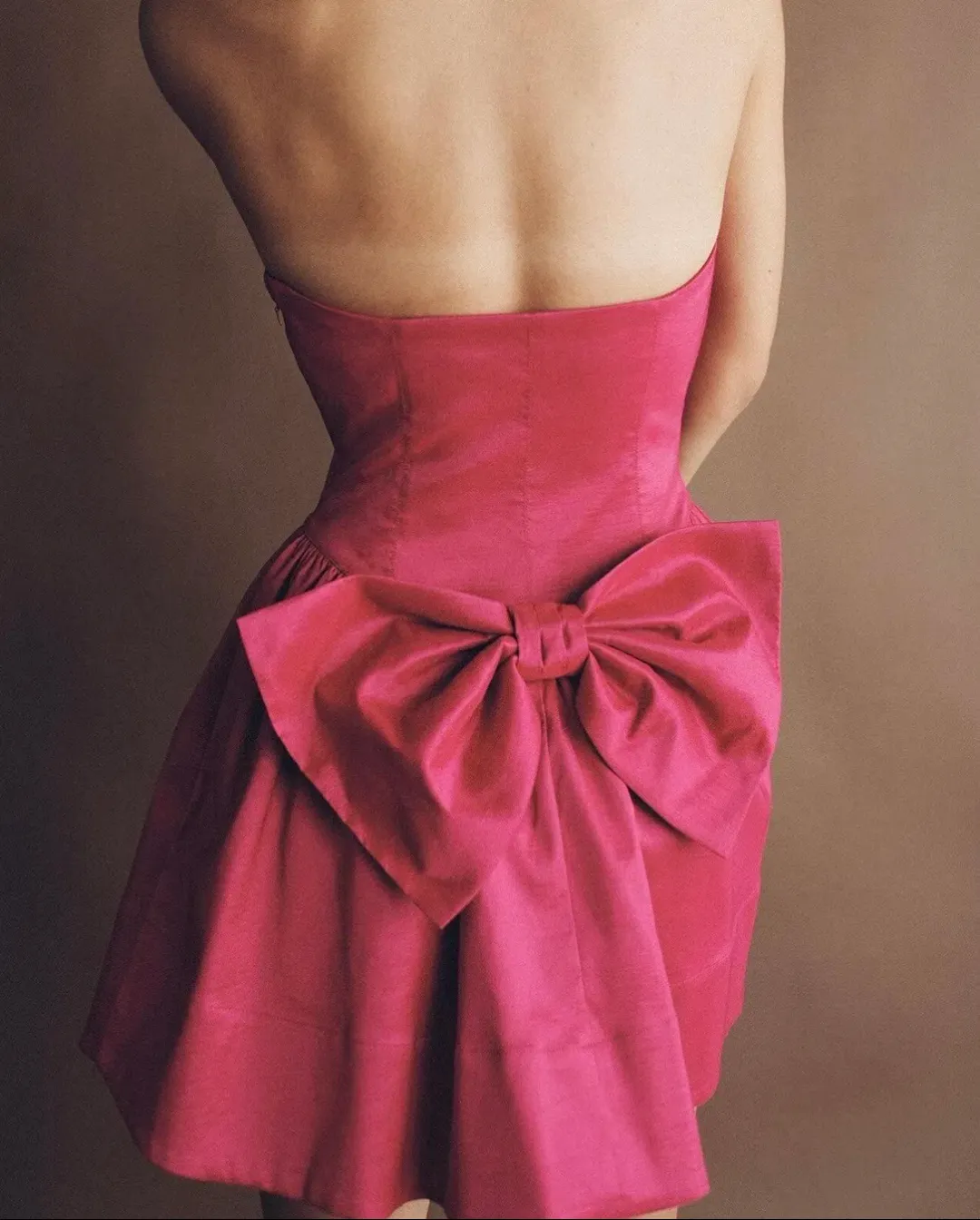 Hansen & Gretel Partridge Taffeta Dress Pink Size 6  for rent on The Volte - main image