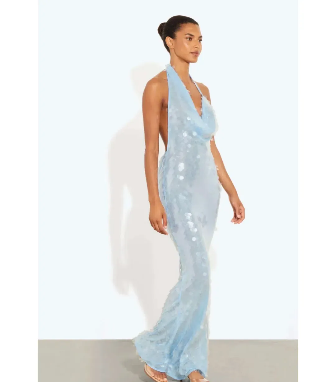 Rat & Boa Anais Maxi Dress in Cornflower Blue Size Medium / AU 10 for rent on The Volte - main image