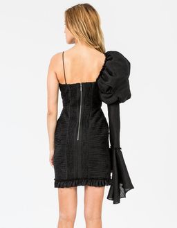 Aje Olearia Mini Dress Black Size 8 for rent on The Volte - image 3
