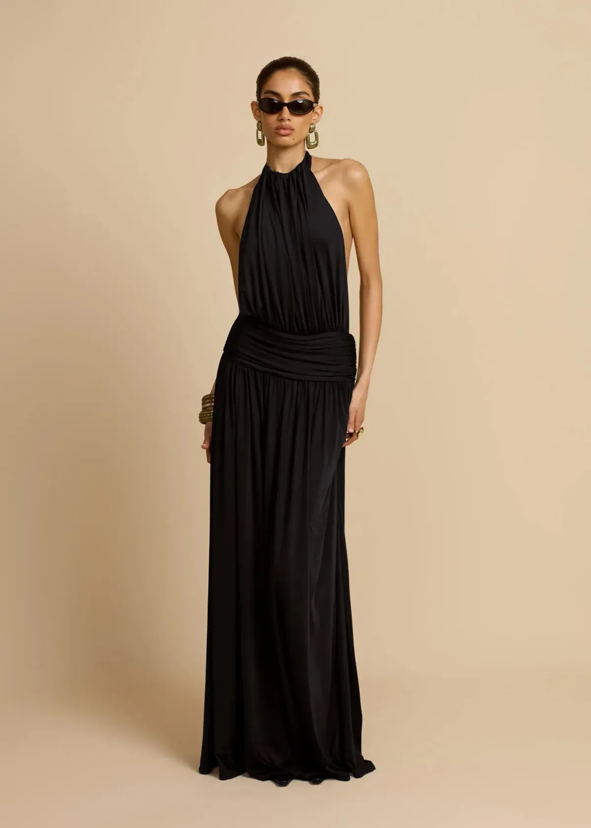 Arcina Ori Santina Maxi Dress Black Size S / AU 8  for rent on The Volte - main image