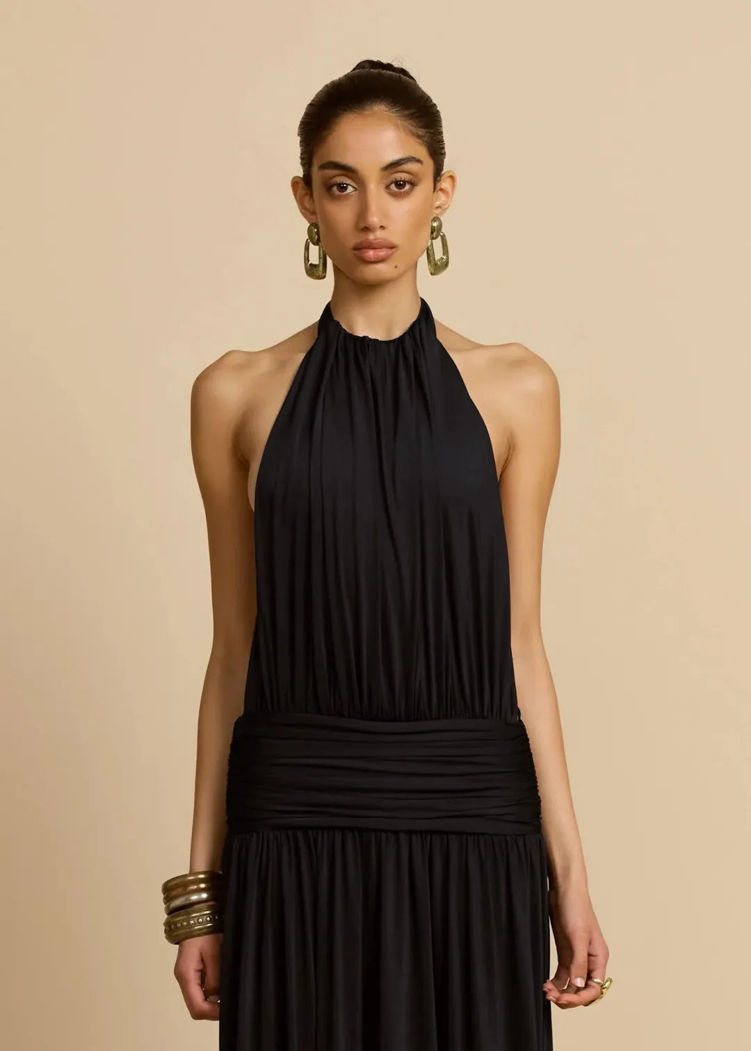 Arcina Ori Santina Maxi Dress Black Size S / AU 8  for rent on The Volte - main image