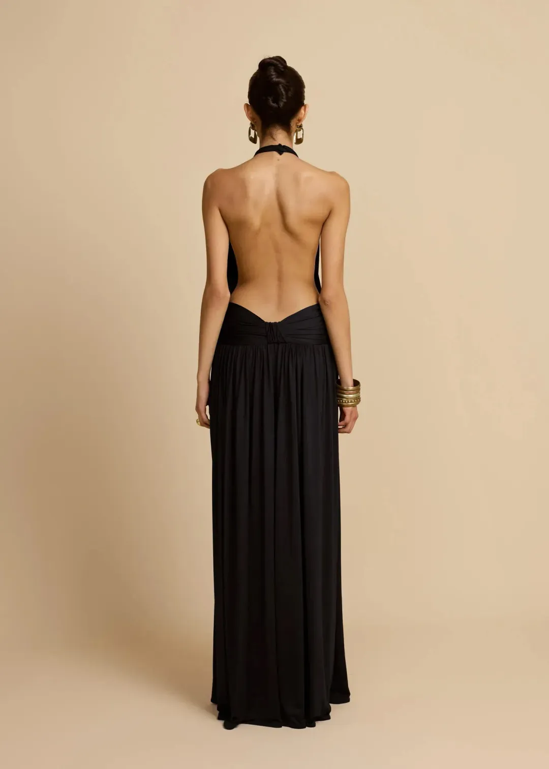 Arcina Ori Santina Maxi Dress Black Size S / AU 8  for rent on The Volte - main image