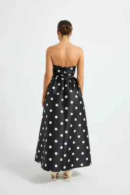 Pasduchas Dottie Strapless Midi Dress size 8 for rent on The Volte - image 3