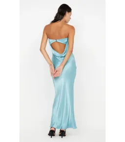 Bec & Bridge Moon Dance Strapless Maxi Dress Sea Spray Size AU 8  for rent on The Volte - image 3