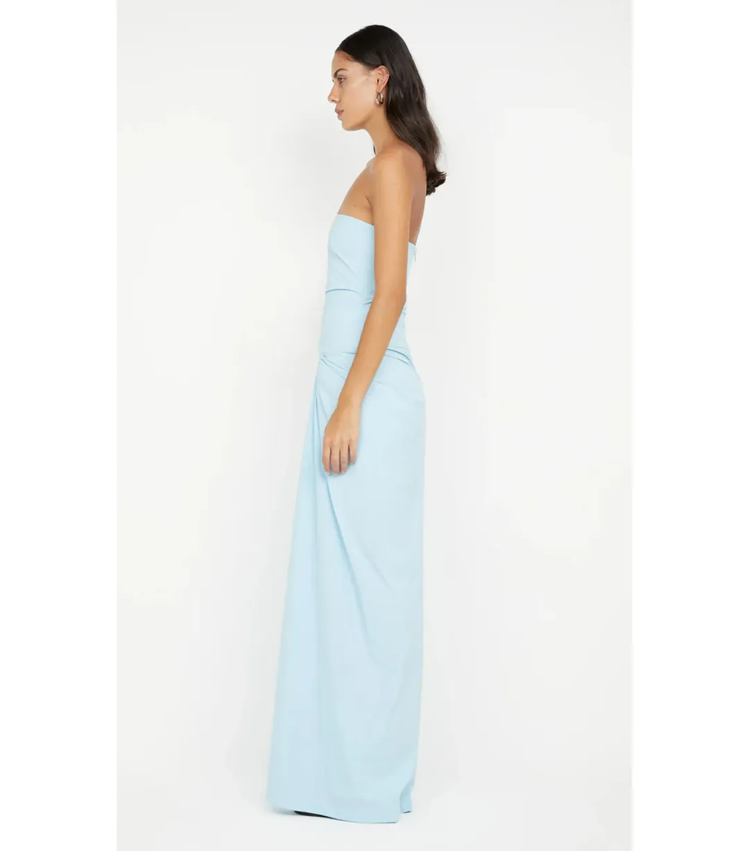 Bec & Bridge Domenic Strapless Maxi Dress Sky Blue Size AU 14 for rent on The Volte - main image