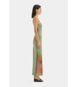 Sir the Label Calle Slip Midi Dress in Acquerello Print Size AU 10 for rent on The Volte - image 2