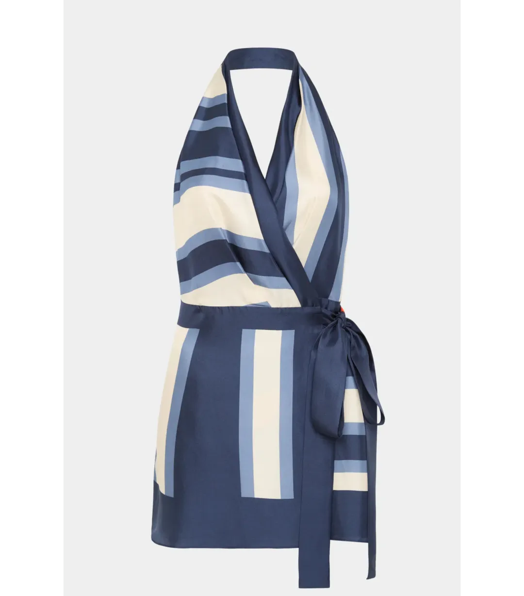 Sir the Label Dazed Wrap Halter Mini Dress Studio Print Size 2 / AU 10 for rent on The Volte - main image