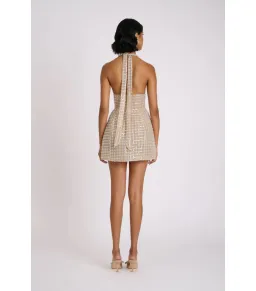 Eliya the Label Roberta Mini Dress Silver Size AU 10 for rent on The Volte - image 3