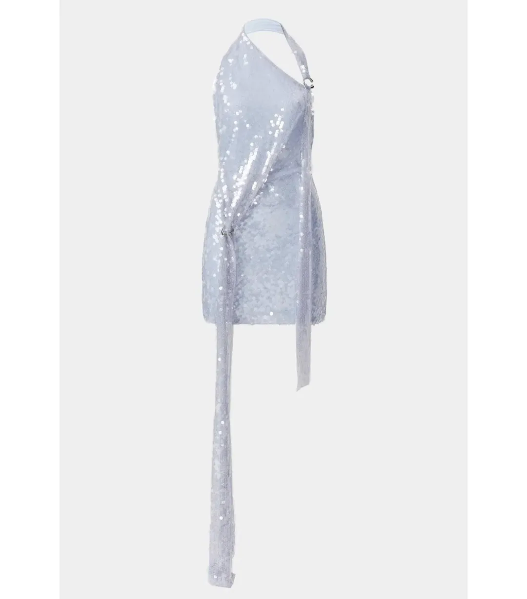 MISHA Riviera Sequin Mini Dress Cloud Blue Size S / AU 8  for rent on The Volte - main image