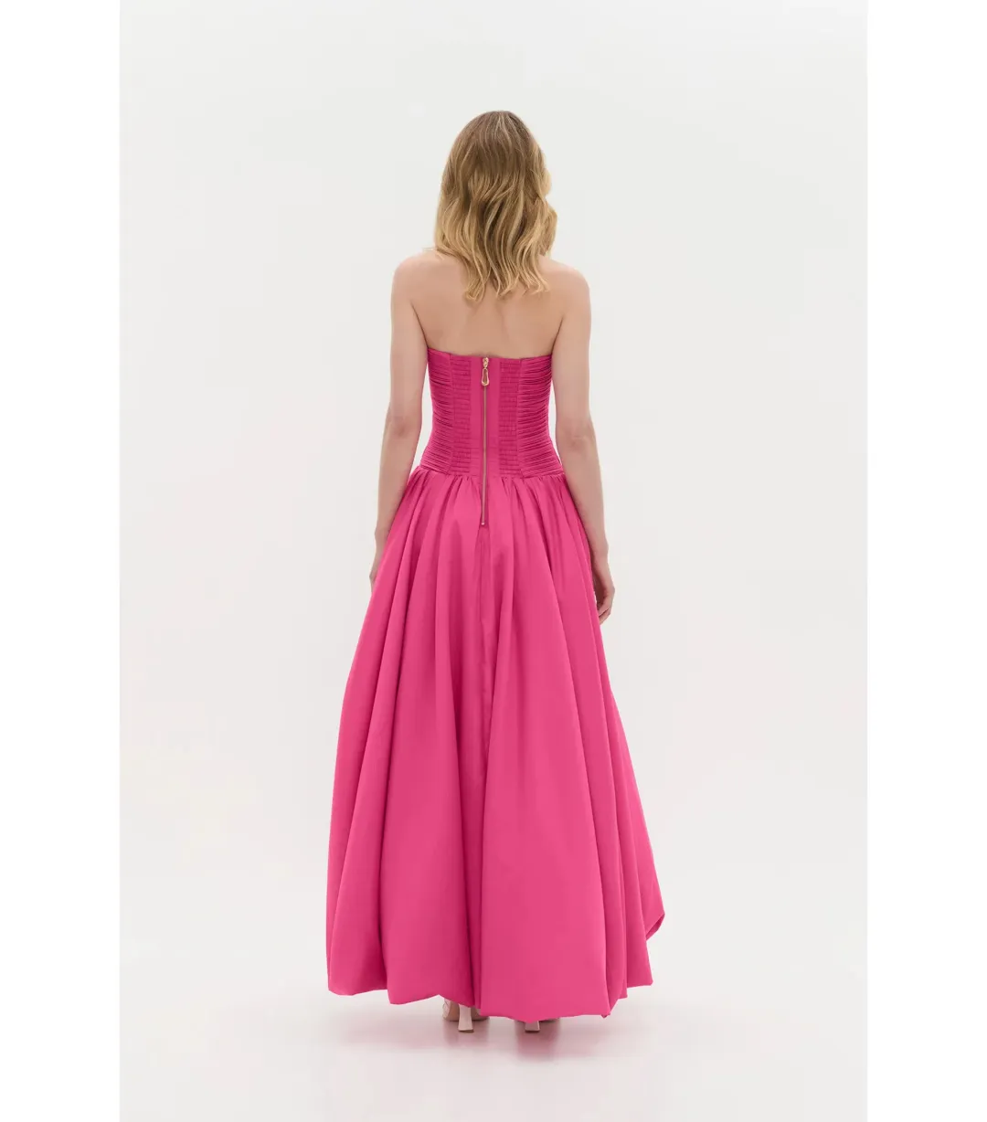 Aje Estelle Maxi Gown Cerise Pink Size AU 6   for rent on The Volte - main image