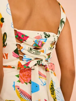 Alemais Samaki Mini Dress Print Size AU 6 for rent on The Volte - image 5