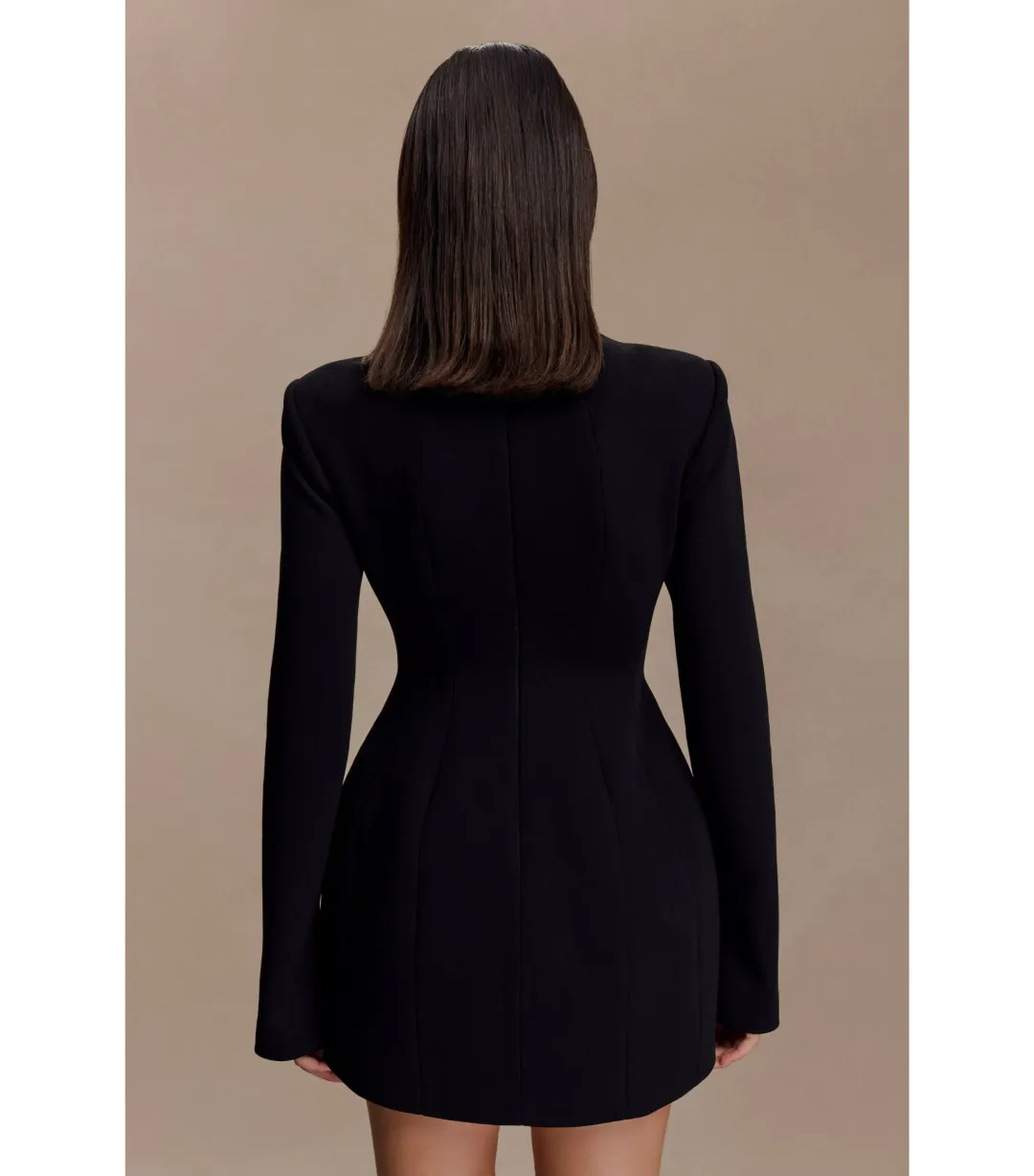 Meshki Michelle Cutout Mini Dress Black Size AU 14 for rent on The Volte - main image