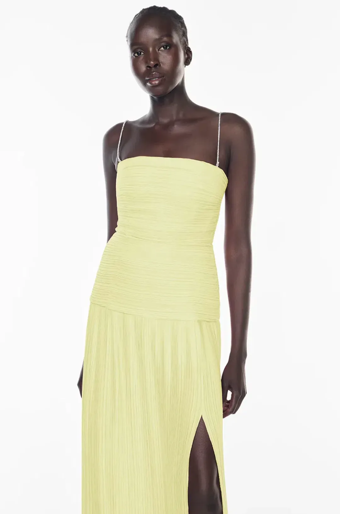 Manning Cartell Royal Debut Dress - Lemon Yellow AU 8 for rent on The Volte - main image