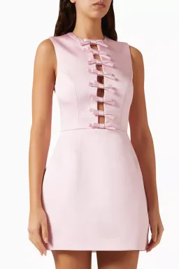 Aymee Mini Dress Rebecca Vallence , Pink Size 8 for rent on The Volte - image 1