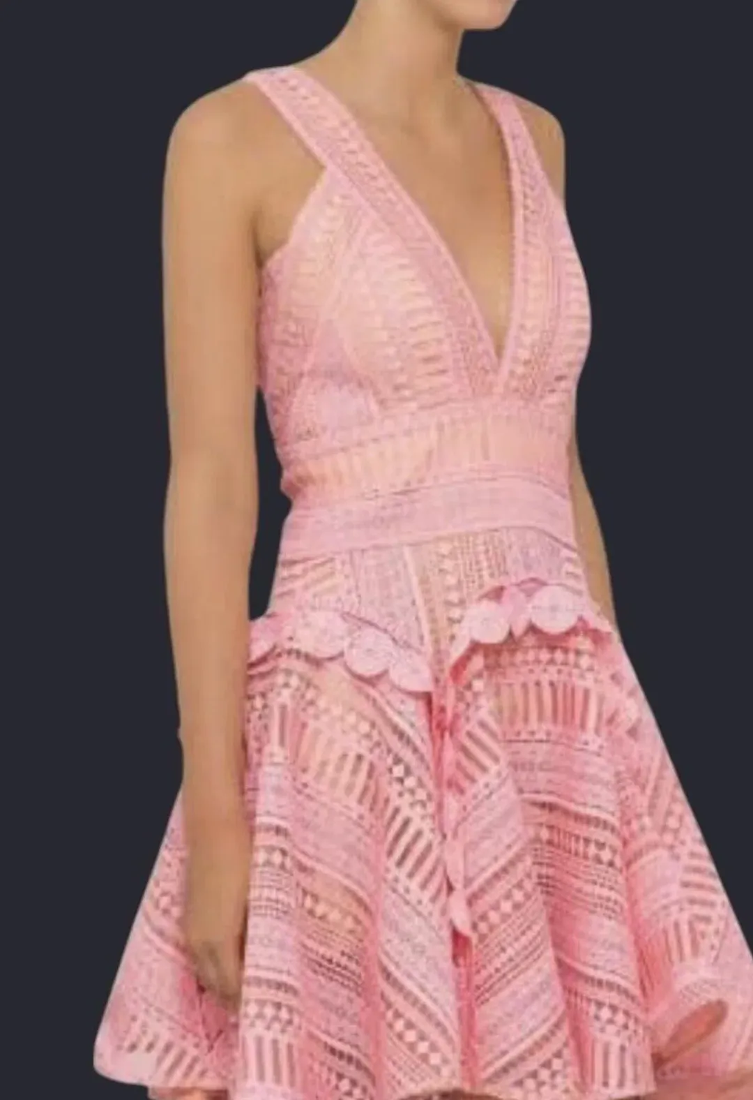 Thurley Haylleys Comet Dress Pink Size 10 for rent on The Volte - main image