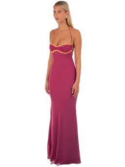I Am Delilah Delilah Maxi Dress Wine Size 8 / S for rent on The Volte - image 2