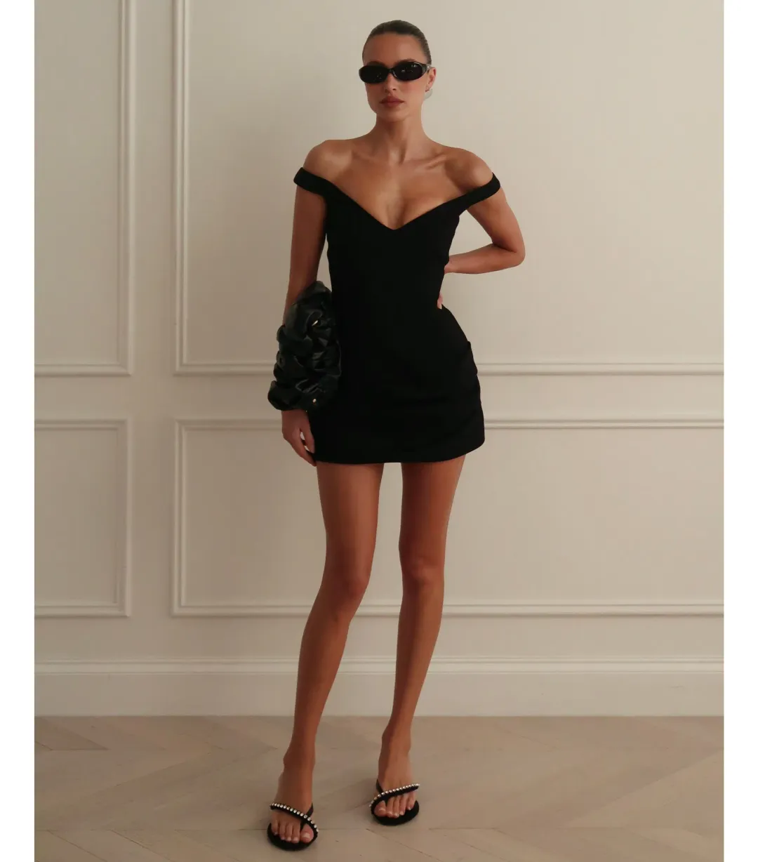 Arcina Ori Avery Mini Dress Black Size Small / AU 8 for rent on The Volte - main image