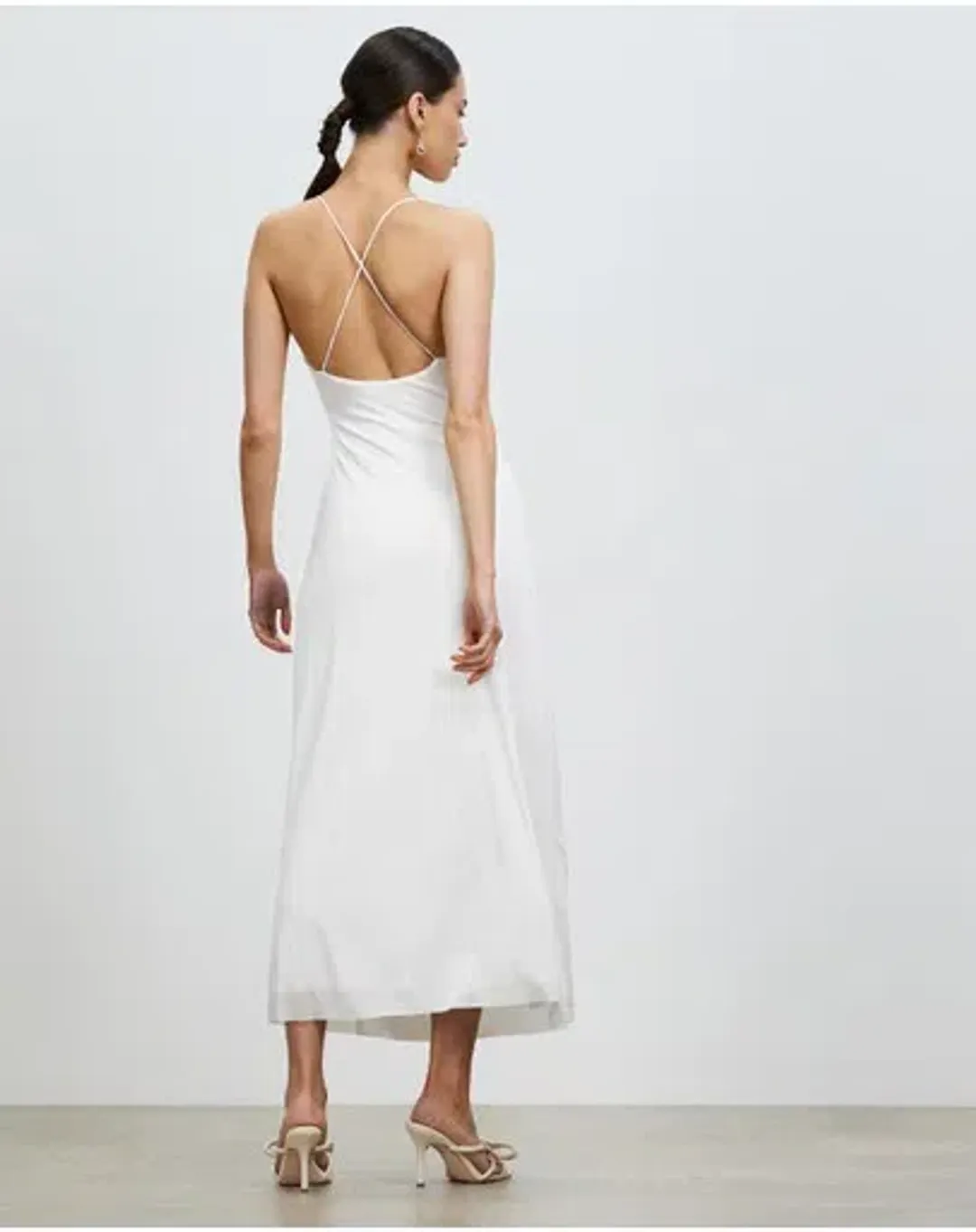 Lover The Label Nadia Maxi Dress White Size AU 8 for rent on The Volte - main image